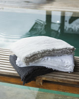 Madeira Throw, Charcoal