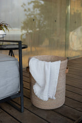 Madeira Throw, White