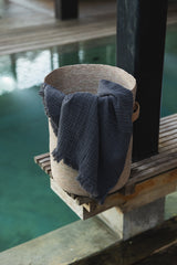 Madeira Throw, Charcoal