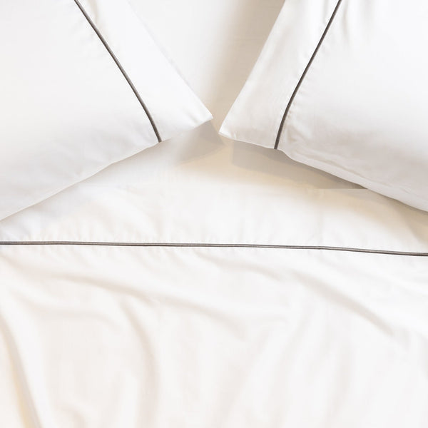 Five Star Collection, Sheet Set, White/Grey