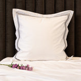 Five Star, Euro Sham, White/Grey
