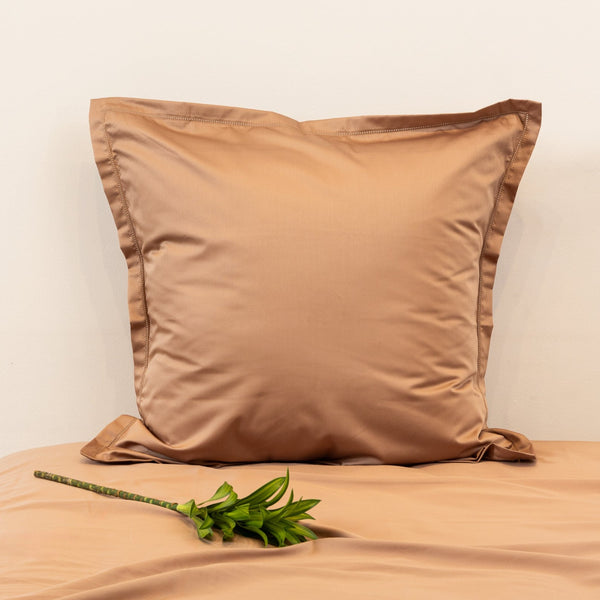 Hemstitch Euro Sham, Woodrose