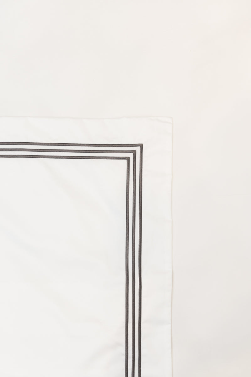 Five Star, Euro Sham, White/Grey