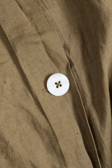 Linen Duvet Set, Olive Green