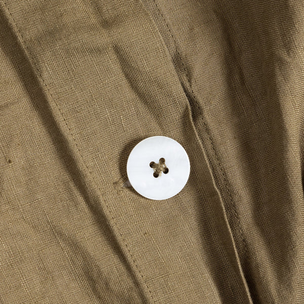 Linen Duvet Cover, Olive Green
