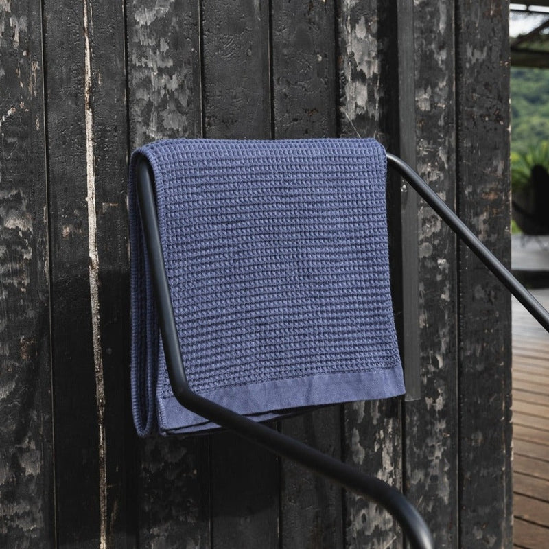 Waffle Towel Collection, Blue