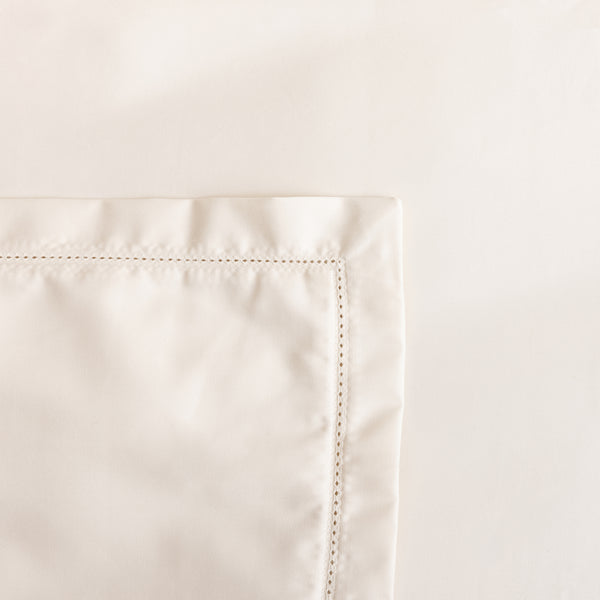 Hemstitch Euro Sham, Cream