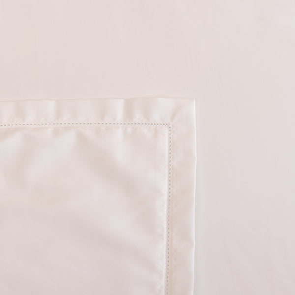 Hemstitch Euro Sham, White