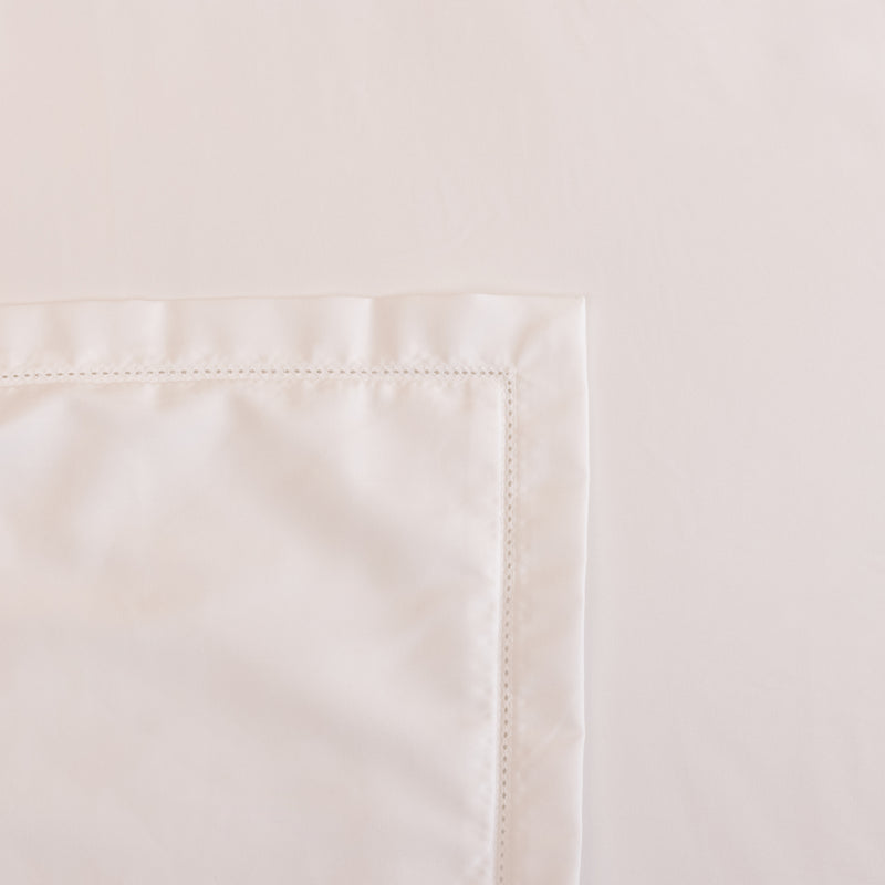 Hemstitch Euro Sham, White