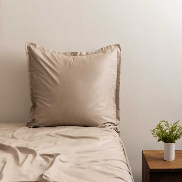 Hemstitch Euro Sham, Sand