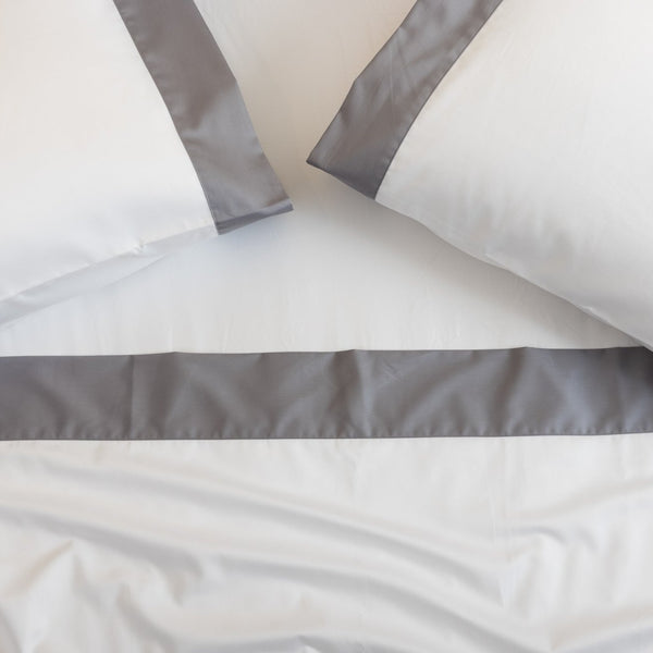 Serenity, Sheet Set, White/Graphite