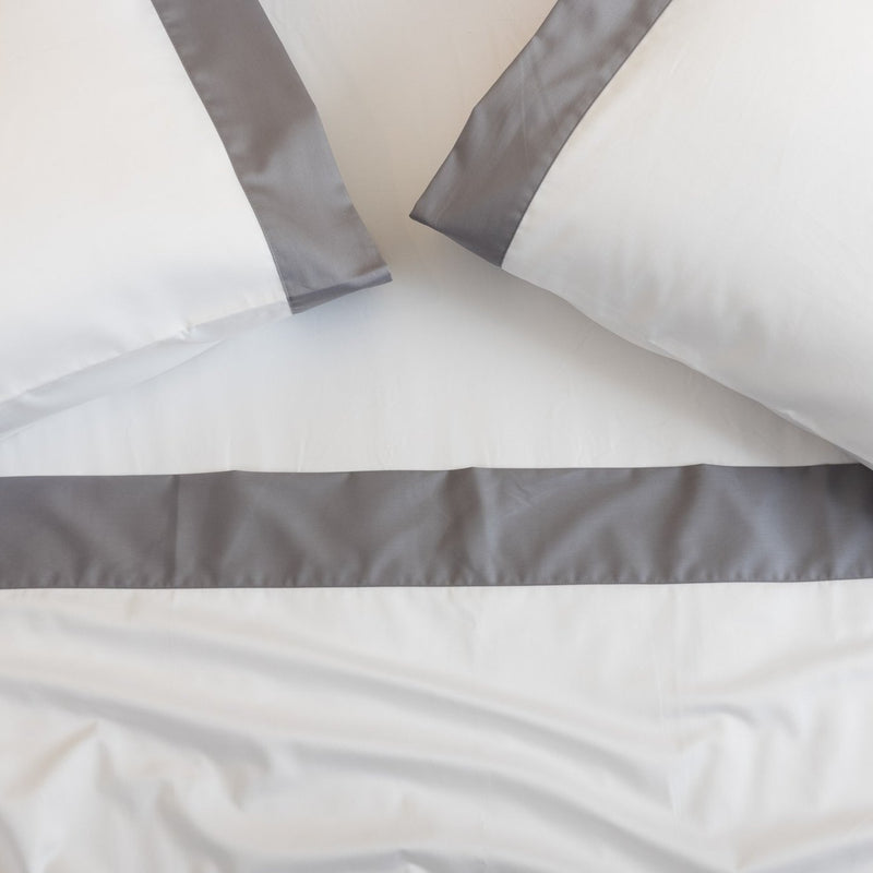 Serenity, Sheet Set, White/Graphite