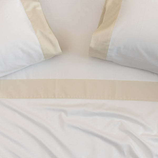 Serenity, Sheet Set, White/Cream