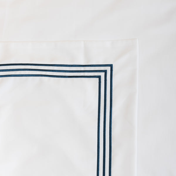 Five Star, Euro Sham, White/Navy