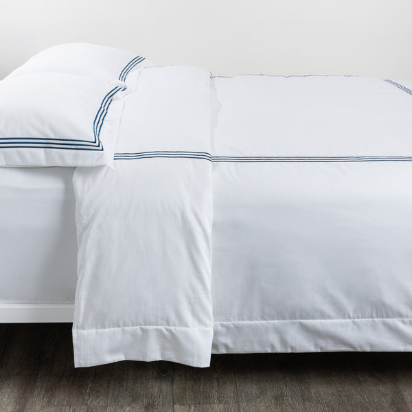 Five Star, Duvet Set, White/Navy
