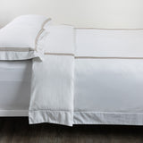 Five Star, Duvet Set, White/Taupe