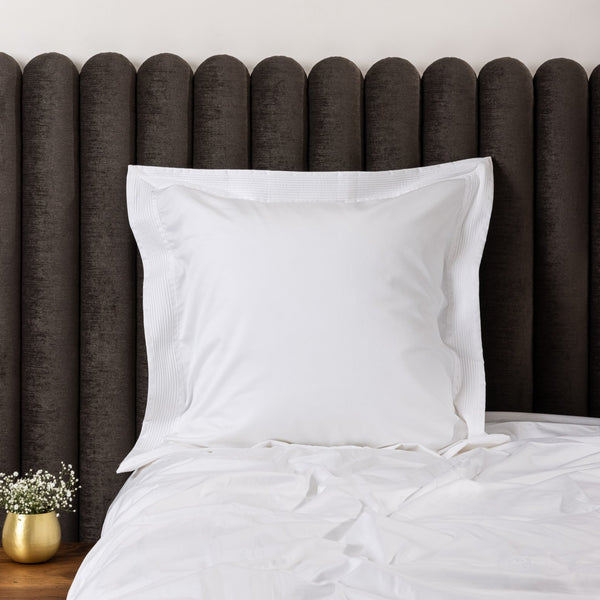 Tuxedo Euro Sham, White