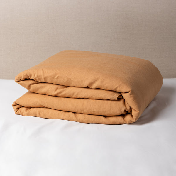 Linen Duvet Cover, Clay