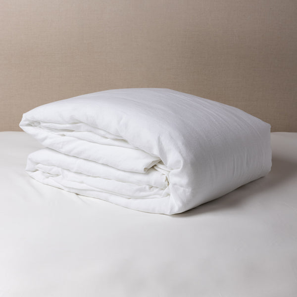 Linen Duvet Cover, White