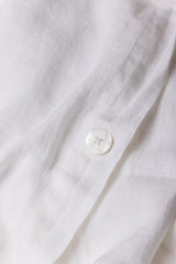 Linen Duvet Set, White