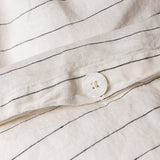Linen Duvet Cover, Pintripe