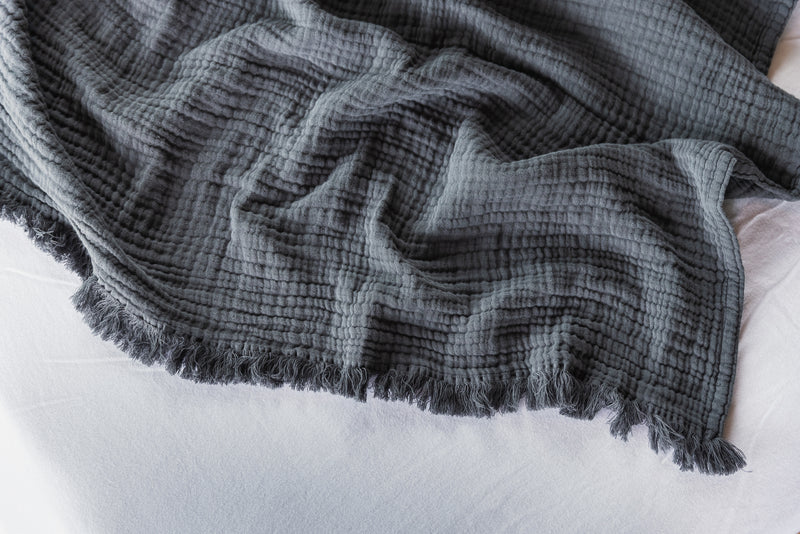 Madeira Coverlet, Charcoal