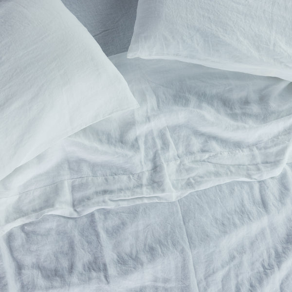 Linen Sheet Set, White