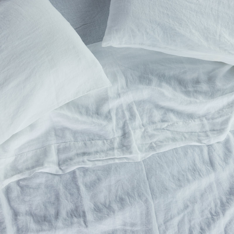 Linen Sheet Set, White