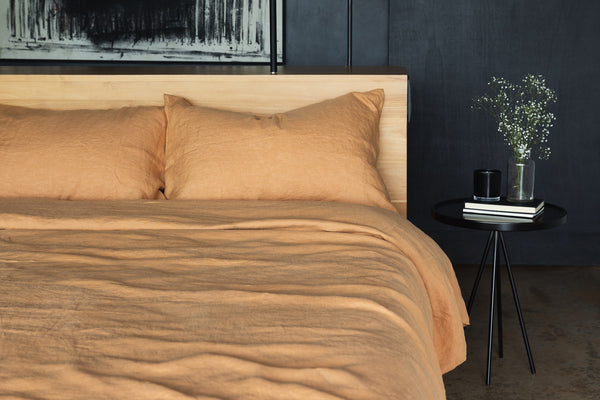 Linen Pillowcase Set, Clay