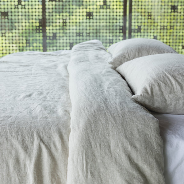 Linen Duvet Set, Natural