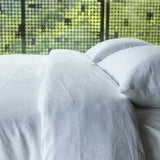 Linen Duvet Set, White