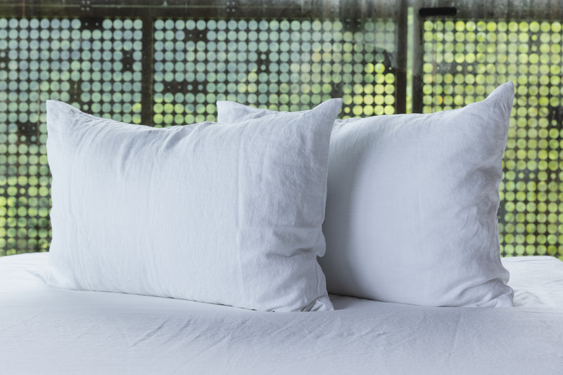 Linen Duvet Set, White